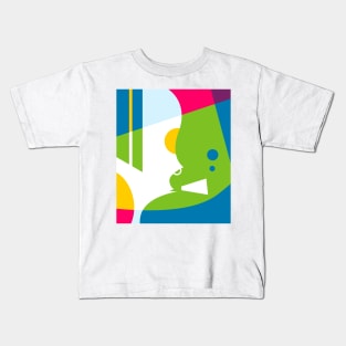 Smoking Abstract Illustration Kids T-Shirt